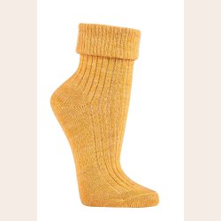 Farverige Alpakasokker i mindst 95 % uld Gul
