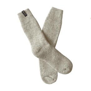 Ragsokker norsk flag 80% uld Gr